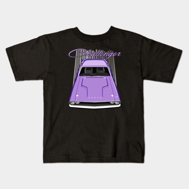 Challenger 70 - Purple Kids T-Shirt by V8social